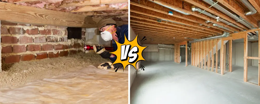 Crawl Space vs Basement - Understanding the Differences
