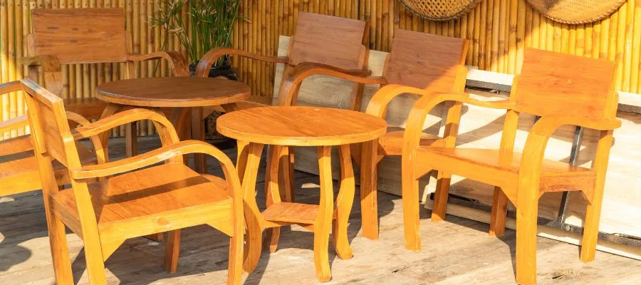 Teak wood furniture