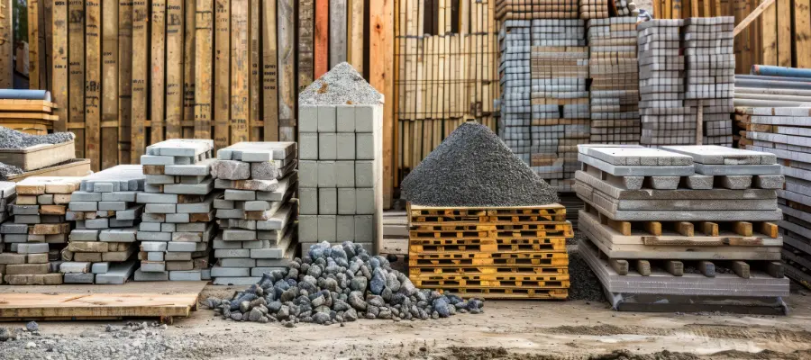 Building materials needed to build a house