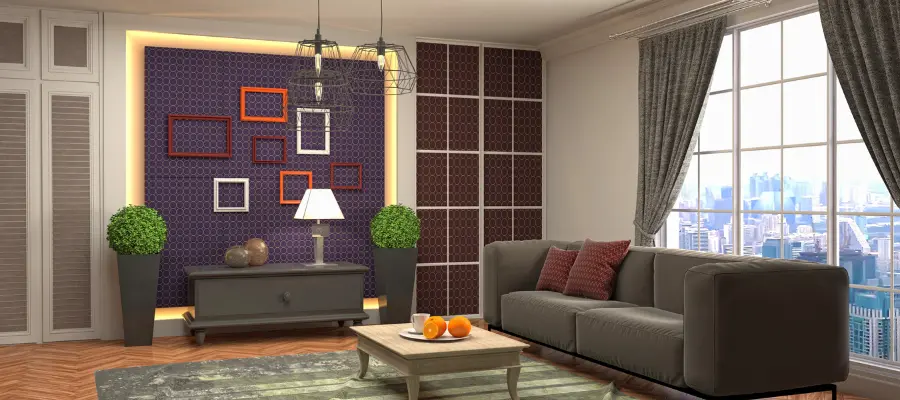 Living room according to vastu