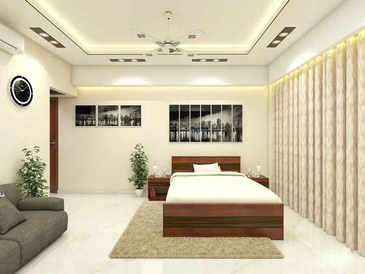 False Ceiling Design for small bedroom