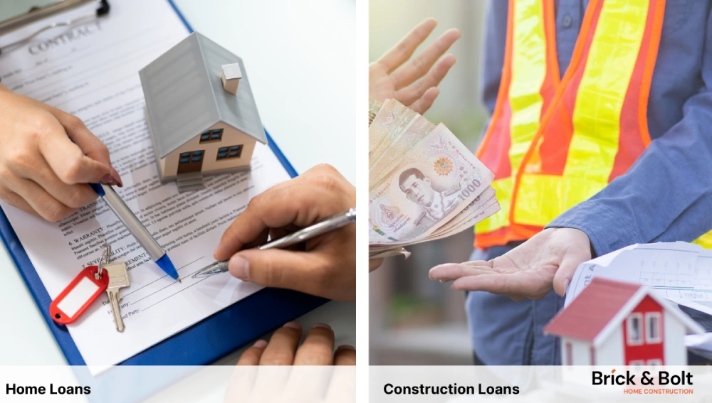 differences between Home Loans and Construction Loans