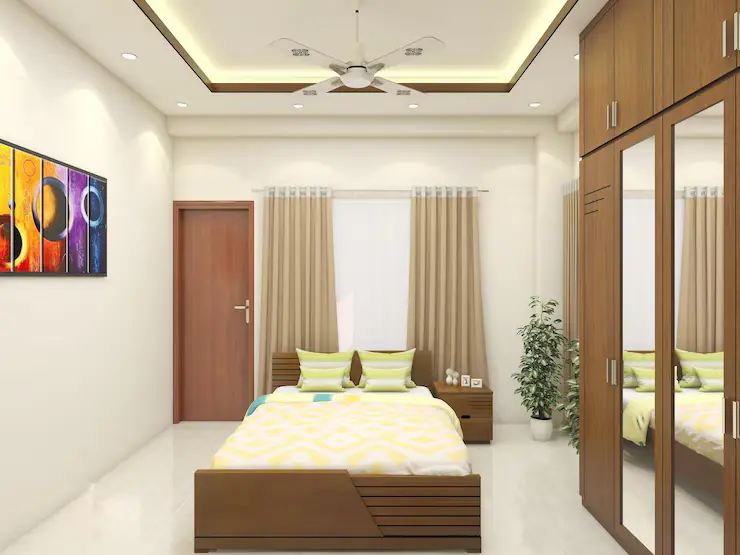 False Ceiling Design For Bedroom With Fan