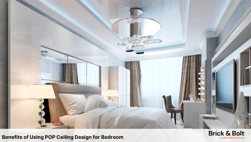 Benefits of Using POP Ceiling Design for Bedroom