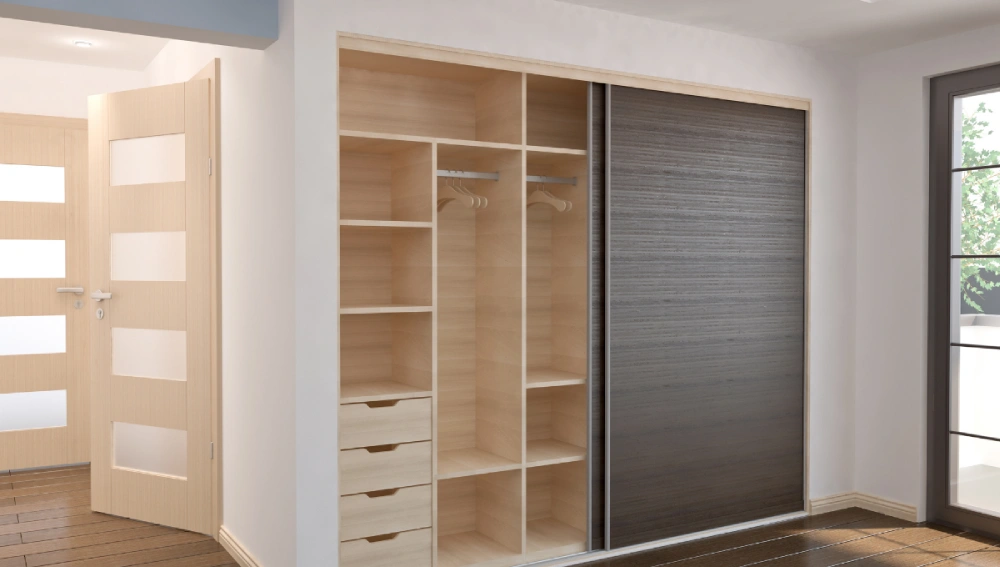 Sliding Wardrobe Designs for Lofts