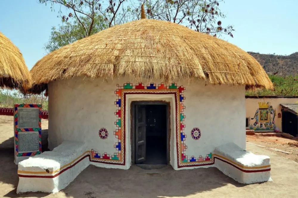 Kutcha houses