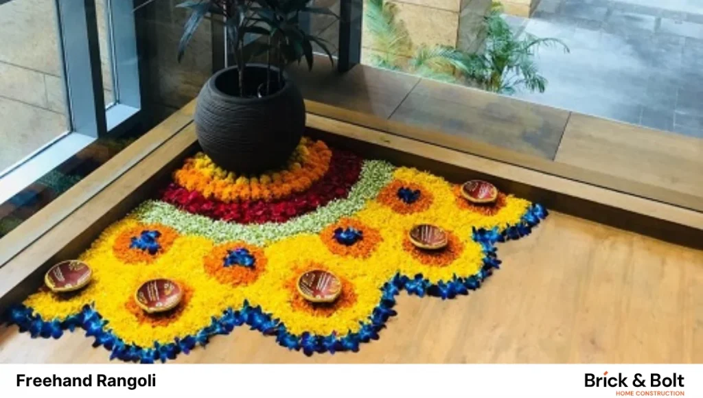 Freehand Rangoli