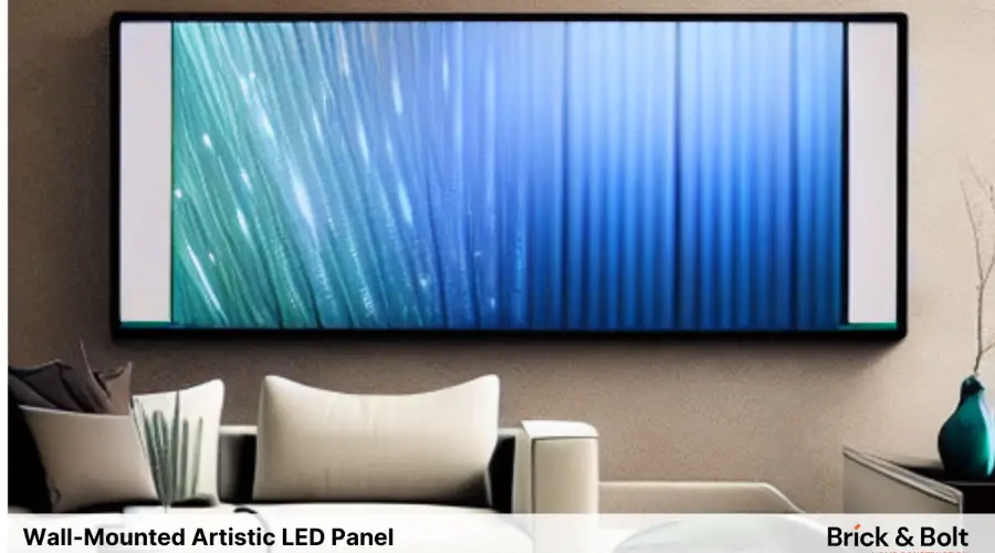 Wall-Mounted Artistic LED Panel
