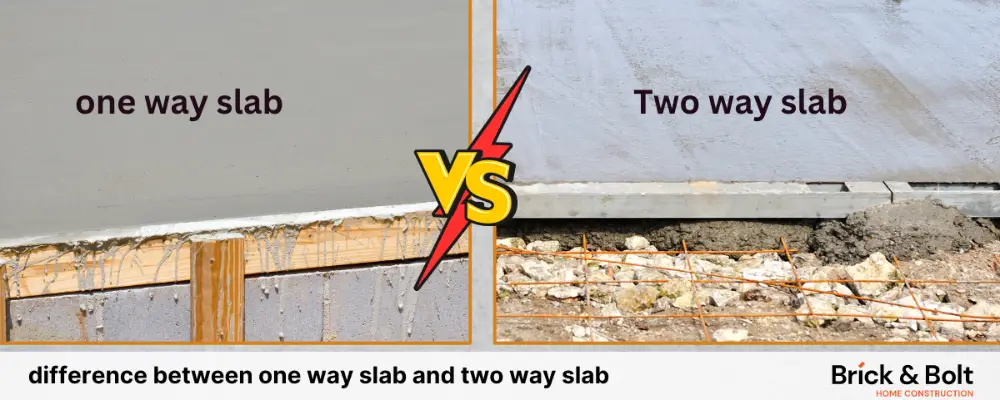 difference between one way slab and two way slab